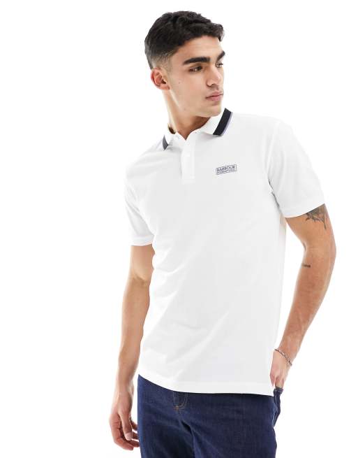 Barbour International – Reamp – Polohemd in Weiß