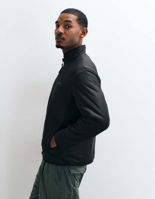 Barbour International reversible zip through fleece jacket in black, 5 of 5