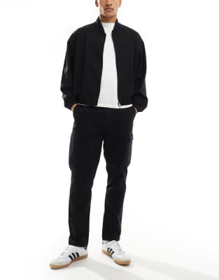 Barbour International ripstop cargo trousers in black