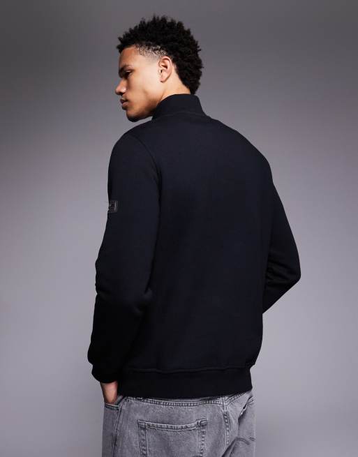 Barbour International – Rufforth – Svart sweatshirt med kort dragkedja, 3 av 5