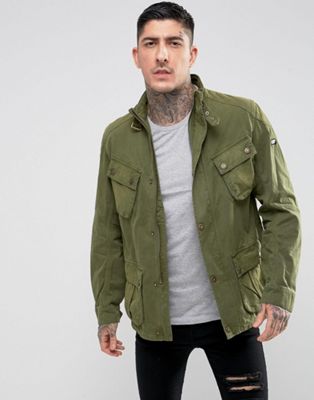 barbour mens green jacket