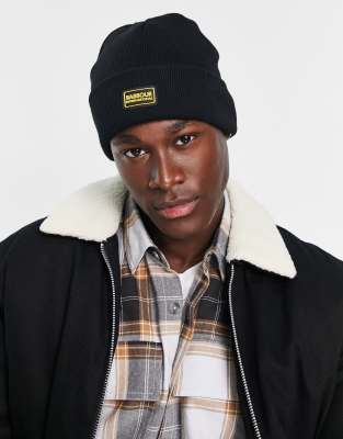 Mens barbour best sale beanie hats