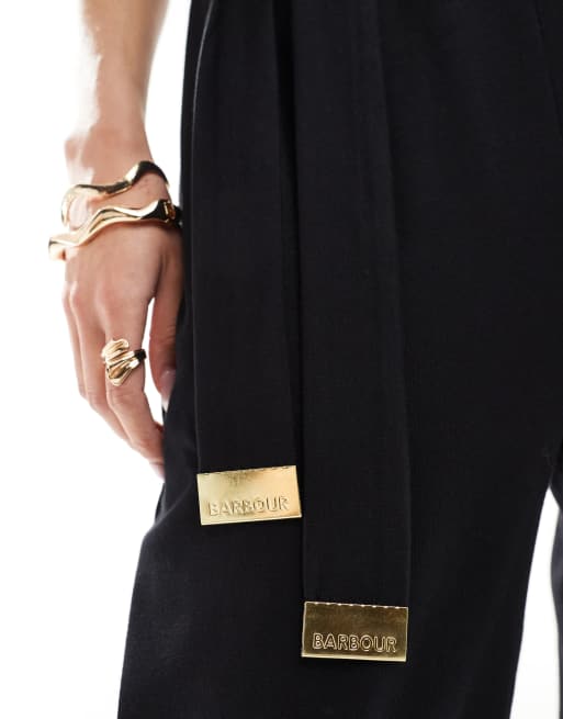 Barbour International Sierra jumpsuit in black - BLACK, 3 of 4