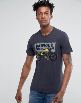 barbour motorcycle t shirt