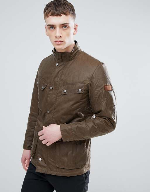 Barbour duke deals jacket tan