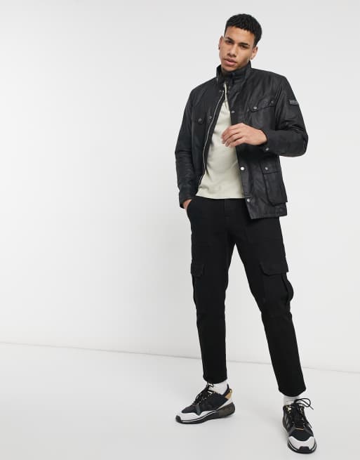 Barbour slim deals wax jacket