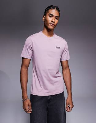 Barbour International Barbour International small logo t-shirt in elderberry-Red