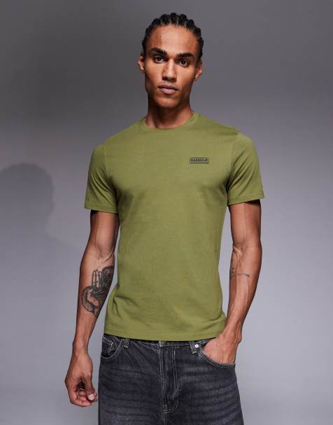 Barbour International small logo t-shirt in green - view 1