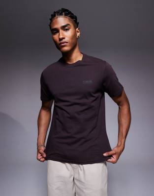 Barbour International Barbour International small logo t-shirt in java red