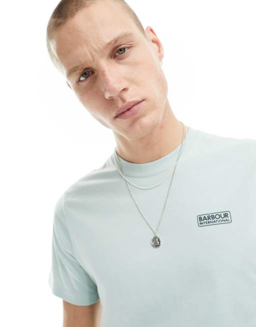 Barbour t store shirt mens Silver