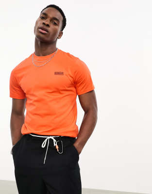 Barbour International small logo t-shirt in orange - ASOS Price Checker