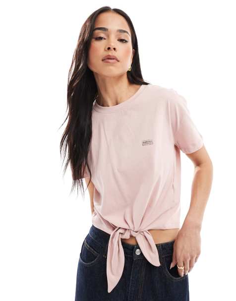 Barbour International - Soules - Lys grålilla cropped T-shirt - view 1