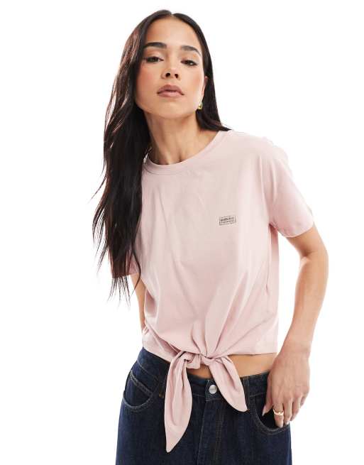 Barbour International - Soules - T-shirt corta color malva pallido