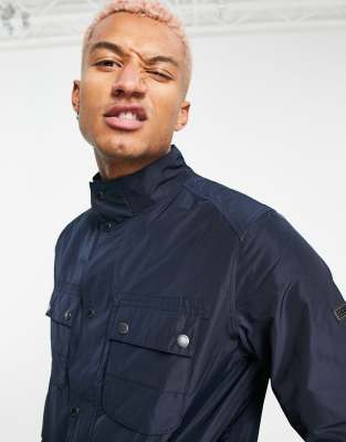 barbour international casual jacket navy