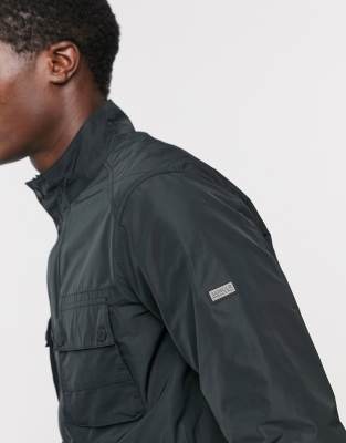 barbour stannington jacket black