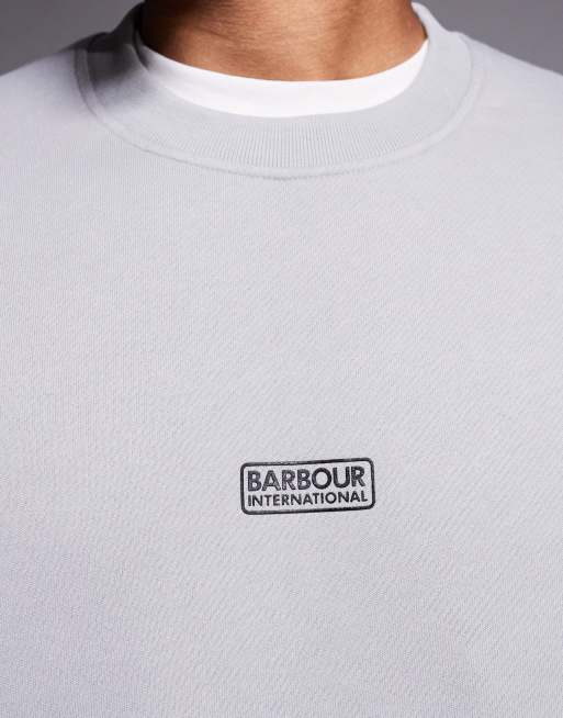 Barbour International - Stelar - Sweatshirt met ronde hals in ultimate grijs , 5 van 5