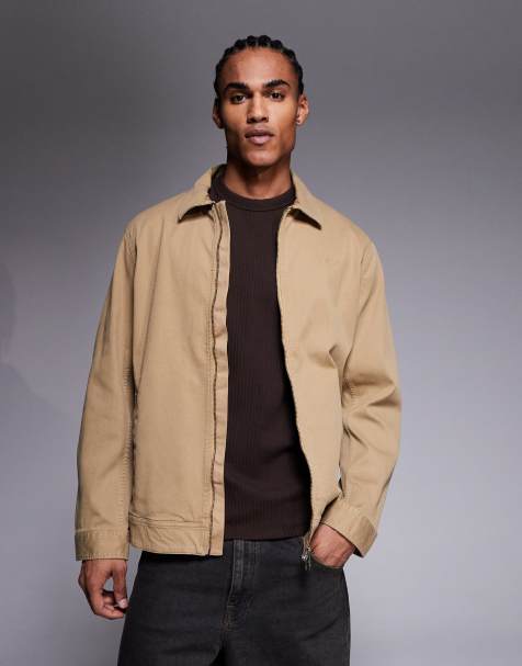 Barbour International - Steve McQueen - Giacca beige con logo e stampa sul retro - view 1