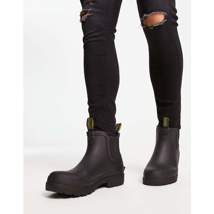 Chelsea Mens Barbour Black Wellies Barbour Farsley Chelsea Boots