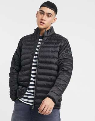 Barbour International Summer Impeller quilt jacket in black ASOS