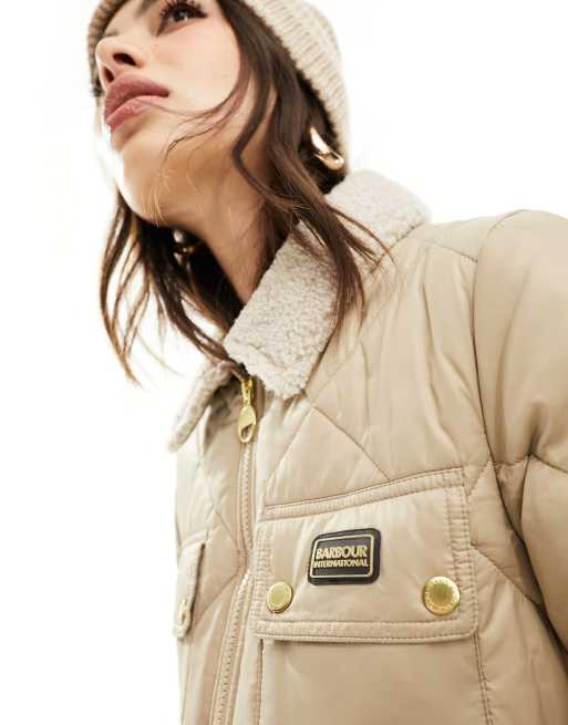 Barbour deals jacke beige