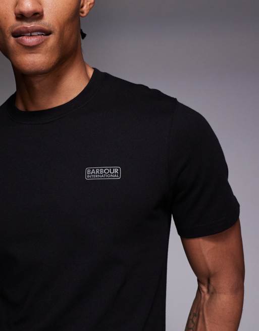 Barbour International – Svart t-shirt med liten logga, 5 av 5