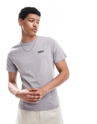 Barbour International - T-shirt grigio antracite con logo piccolo - view 1