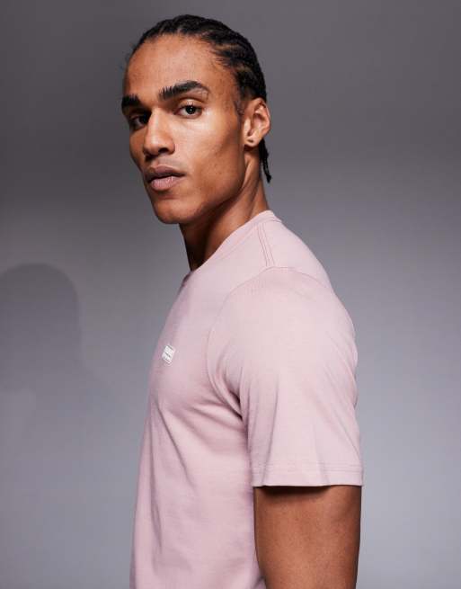 Barbour International – T-Shirt in Rosa mit kleinem Logo, 4 von 5