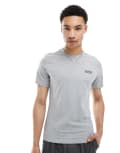 [Barbour International] Barbour International Throttle slim fit logo t-shirt in grey exclusive to ASOS Chest 38 Grey