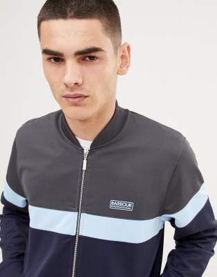 barbour international track top