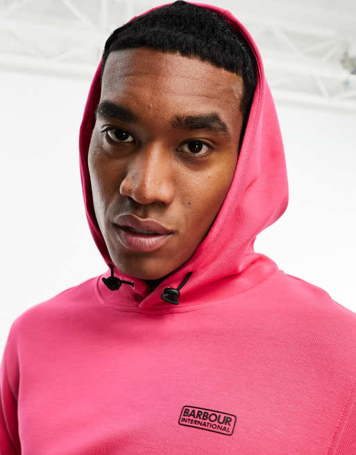 Pink store drawstring hoodie