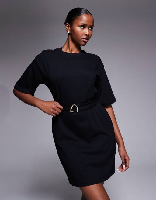 barbour black dress BARBOUR Morini Faux Leather Dress