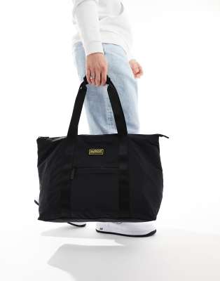 Barbour International Unisex weekend holdall in black