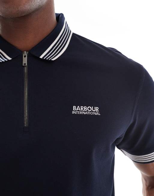 Barbour International - Upham - Poloshirt in marineblauw, 4 van 5