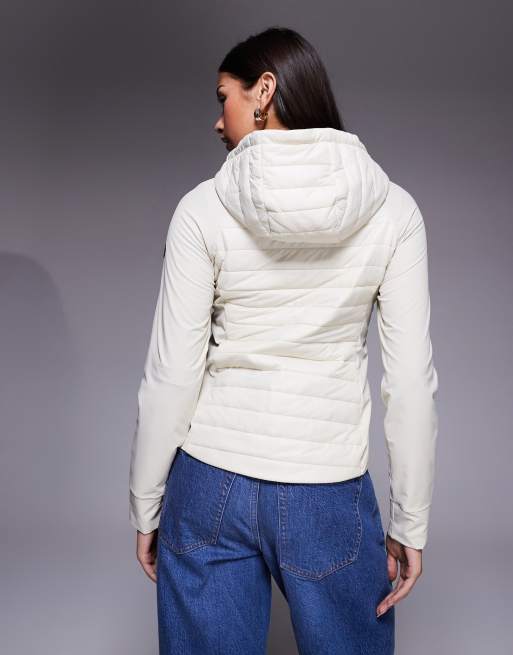 Barbour International - Valentina - Hvid quiltet sweatshirt, 4 af 4