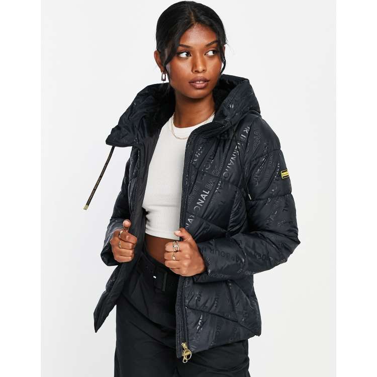 Womens barbour cheap jacket with hood