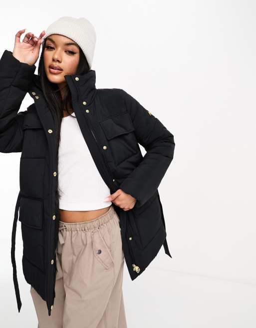 Barbour International - Velocete - Regenbestendig jack met riem in zwart