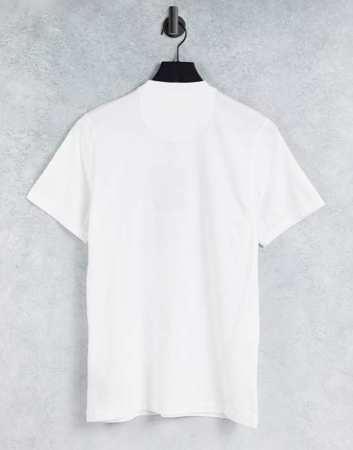 Barbour International – Vit t-shirt med boxlogga, 2 av 4