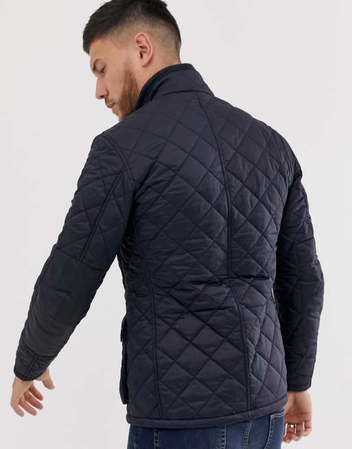 Barbour international windshield tailored fit quilted on sale jacket