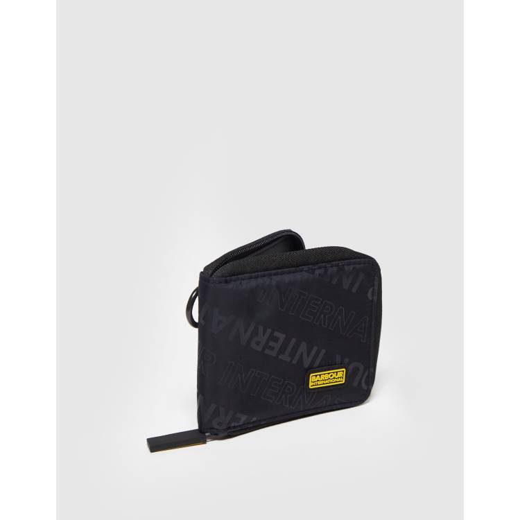 Barbour hot sale black wallet