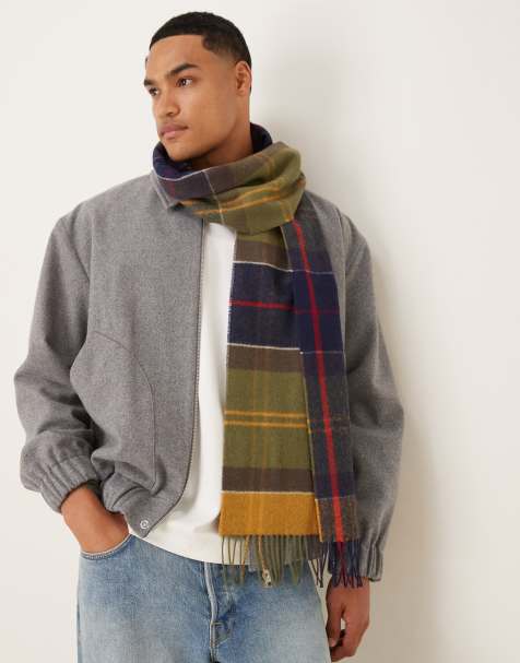 Barbour Inverness tartan scarf in classic - DGREEN - view 1