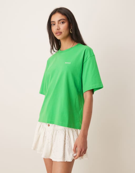 Barbour jema t-shirt in kelly green