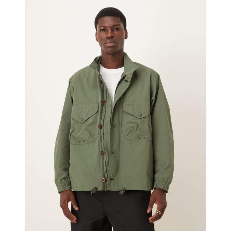 BARBOUR ジャケット Barbour Jig showerproof jacket in thyme | ASOS