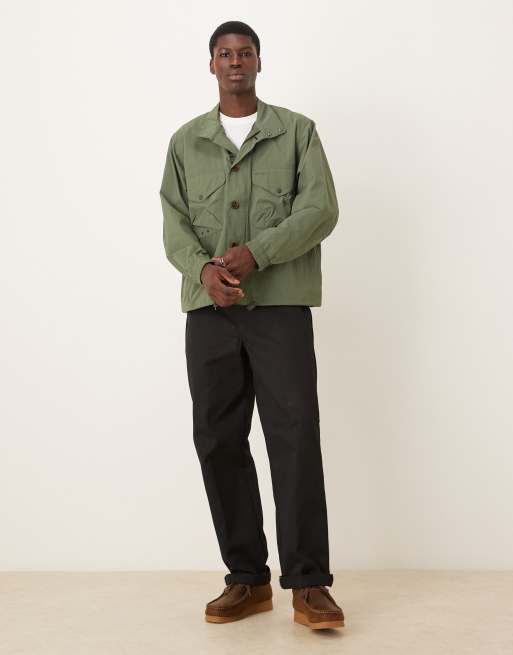 Barbour jJg showerproof jacket in thyme - MGREEN | ASOS