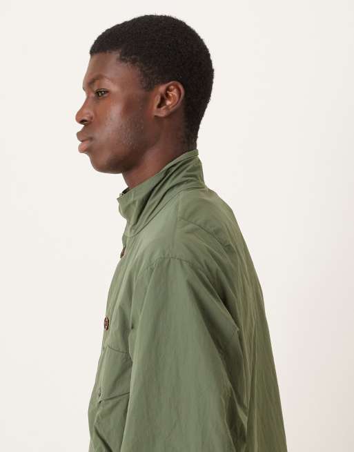 Barbour jJg showerproof jacket in thyme - MGREEN | ASOS