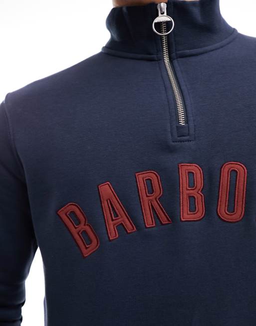 Barbour hot sale logo sweatshirt