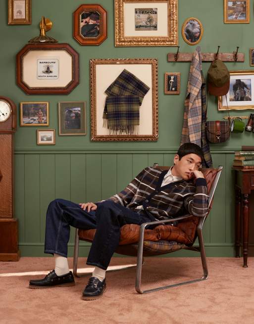 Barbour Kane knitted cardigan in dark oak - BROWN, 2 of 5