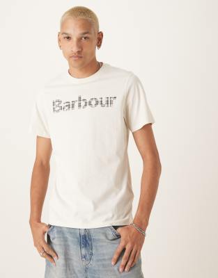 Barbour Kilnwick t-shirt in antique white