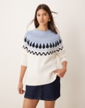 [Barbour] Barbour Kingsford knitted jumper in ecru-White 14 Ecru