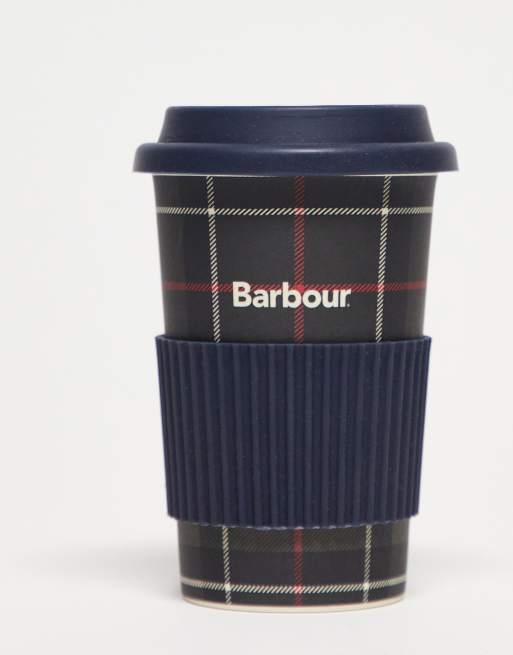 Barbour – Kolorowy kubek podróżny w szkocką kratę
