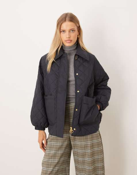 Barbour Laoise quilted jacket in navy - view 1